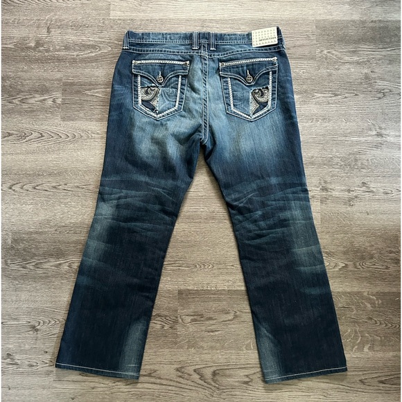 Affliction Blake Relaxed Straight Leg Jeans | 40 - Picture 4 of 10